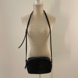YSL AUTHENTIC LOU CAMERA BAG IN QUILTED LEATHER